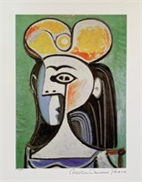 Picasso GIRL w/ BLACK HAIR Estate Signed Ltd Edit