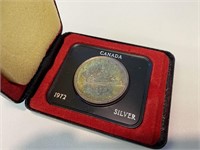 1972 Canadian Cased Silver Dollar