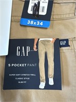 Gap 5 pocket pant 38x34