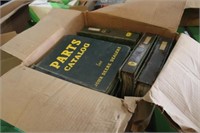 Box Vintage JD Parts Catalog Binders