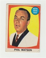 1961 Topps Phil Watson Hockey Card