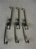 Vintage Brass Monkey Hook hangers