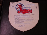 Springfield Redbirds Satchel Paige's rules for