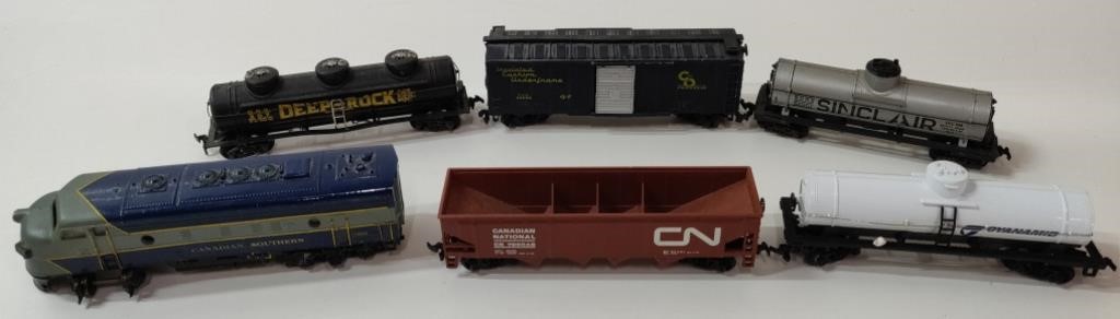 Antique Single Drive Train Cars -Canadian Southern
