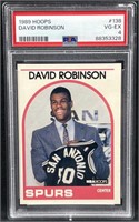 1989 Hoops David Robinson Rookie Spurs PSA 4