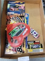FLAT OF ASSORTED NASCAR COLLECTIBLES