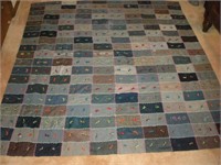 Vintage Patchwork Quilt  dated 1940  78x74 inches