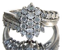 Brilliant Diamond Cluster Ring