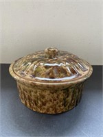 Vintage Spongeware Bowl w/Lid