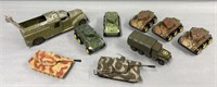 Model Military Vehicles incl Corgi & Hubley