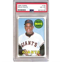 1969 Topps Willie Mays Psa 4