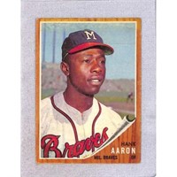 1962 Topps Hank Aaron Vg