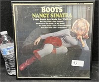 FRAMED "BOOTS" NANCY SINATRA ALBUM