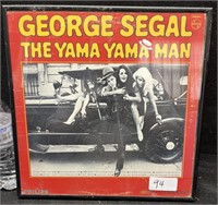 FRAMED "GEORGE SEGAL" "THE YAMA YAMA MAN" ALBUM