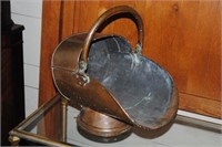 Antique Brass Tender Bucket