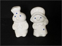 Pillsbury dough boy ceramic salt and pepper shaker