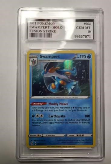 2021 Pokemon Swampert Holo