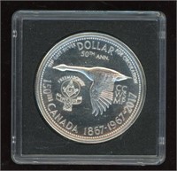 1967 Canada Silver Dollar Freemasonry