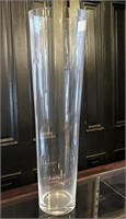 MASSIVE Glass Vase 29.5” Tall