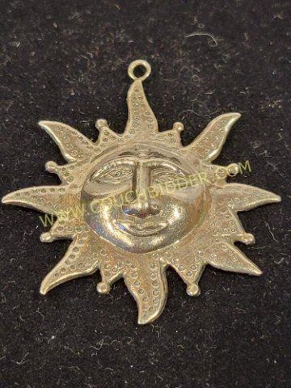 Sterling Sun Pendant