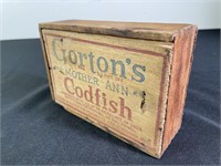 Gorton’s Mother Ann Codfish Packing Box