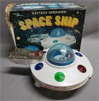 Vintage Battery Operated Space Ship Toy