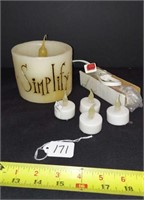 ELECTRIC(WORKING) VOTIVE SET