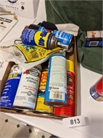 Assorted WD-40, Spraypaint & Other