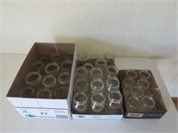 (34) Clear Canning Jars
