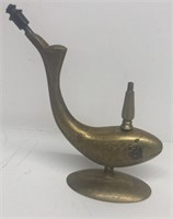 Brass fish incense burner