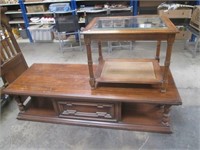 Vintage Coffee Table & Side Table