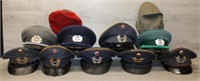 Group of 11 Reproduction German Hats,