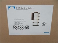 2 NEW FORECAST OUTDOOR WALL LIT LANTERNS