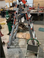 Little Giant Leveler Ladder and  stool