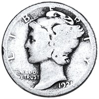 1921 Mercury Silver Dime NICELY CIRCULATED