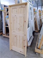 32" 6-Panel Knotty Pine Interior Door