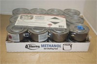CASE OF 24 STERNO GEL CHAFING FUEL CANS
