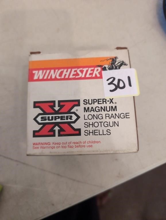 Winchester super X magnum long range 20Gg 2 3/4in