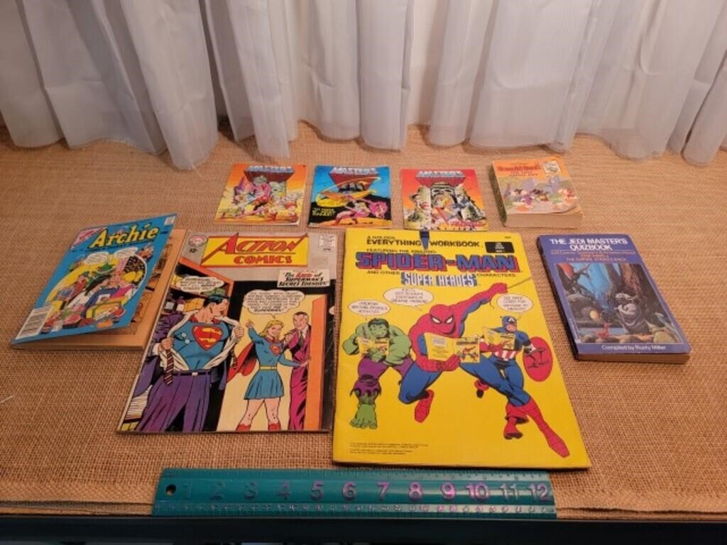 1964 Superman, 1980 Spider-Man, 1985 Archie, 1982