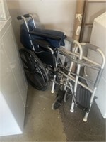 Folding wheelchair & medical walker