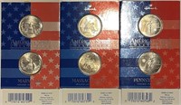 US (6) Uncirc. State Quarters Mint Pkg.