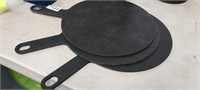 (3) PIZZA PADDLES