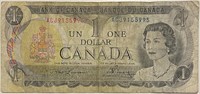 Canada 1973 Dollar Banknote