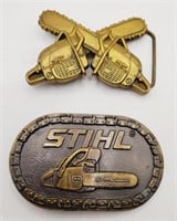(NO) Stihl Chainsaw and Chainsaw Belt Buckles