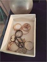 Small box of estate jewelry