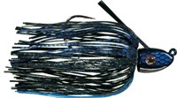 Strike King Tour Grade Swim Black & Blue 1/4oz Jig