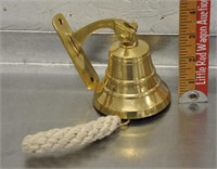 Solid brass ship's bell