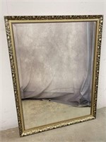 Gilt Framed Beveled Mirror