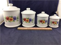 Four Piece Canister Set From Jay Import Company