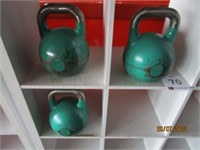 3 x Aussie strength 6kg kettles